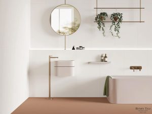 立體紋壁磚 韻氛 米色 紅色 60×120 石英磚 浴室地磚 浴室壁磚