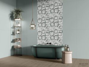 立體紋壁磚 韻氛 米色 綠色 60×120 石英磚 浴室壁磚