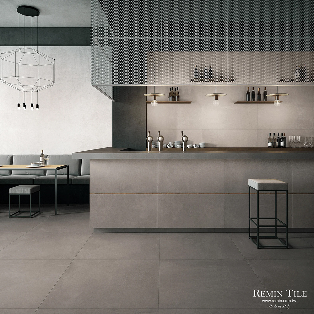 東築灰 清水模薄大板磚｜義大利120×278 120×120 60×120石英磚