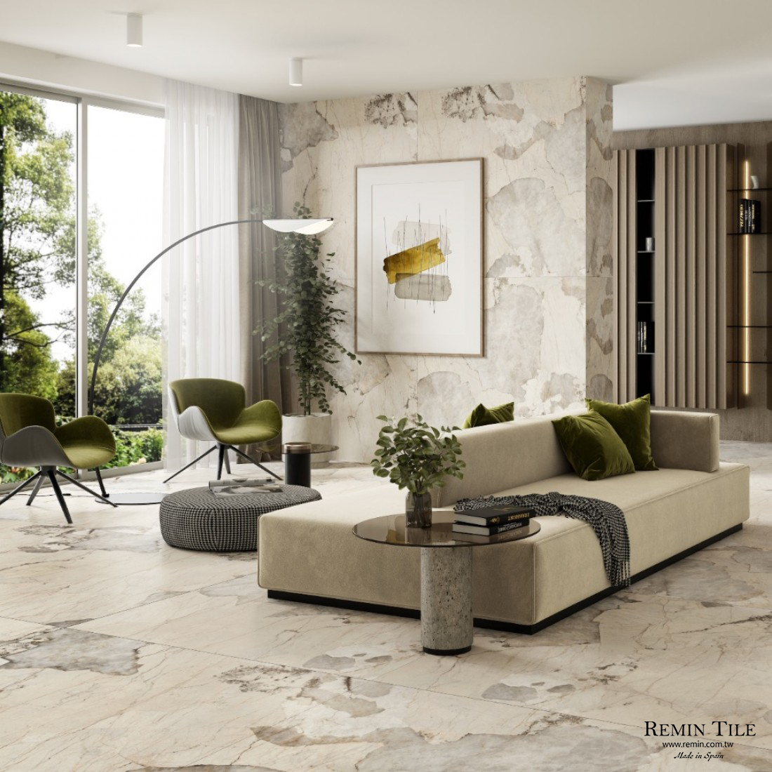 石紋大板磚｜西班牙120×280石英磚｜喜馬拉雅