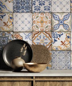 復古花磚 莫里尼 20*20 亮面 仿古面 餐廳壁磚 廚房壁磚