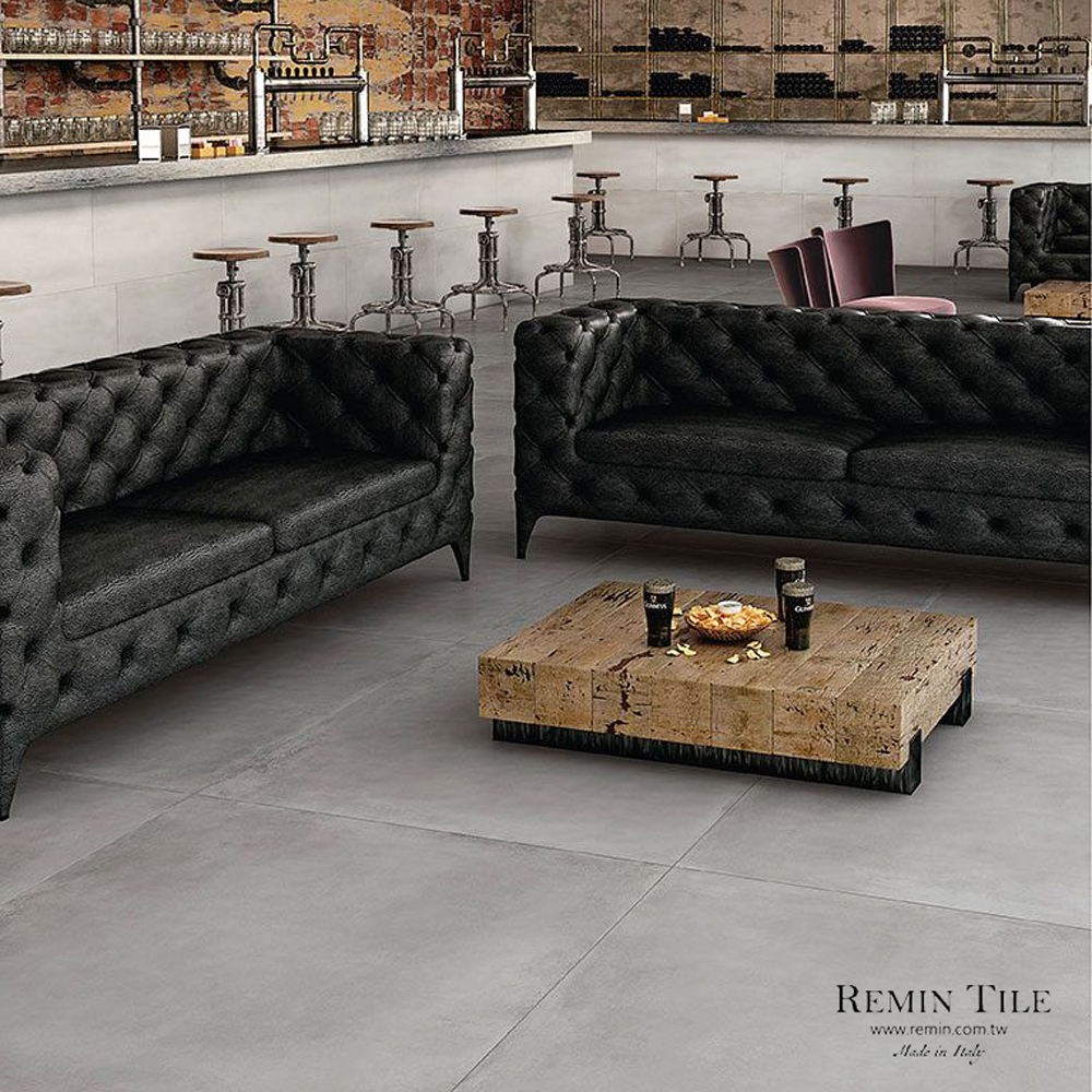 清水模磚｜義大利60×120石英磚｜地磚壁磚 波特蘭 灰