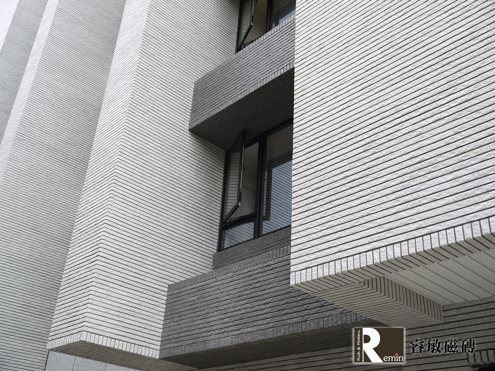 窯燒花崗石外牆磚 6*21*1.8 白色 灰色