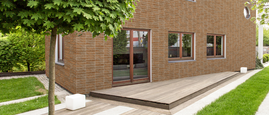 外牆磚 大地 7.5x30cm 數位外牆磚 咖啡色