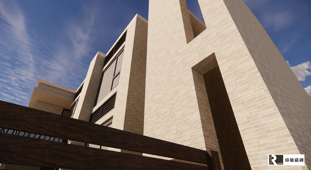 復古外牆磚 城堡磚 6*22.7 黃色