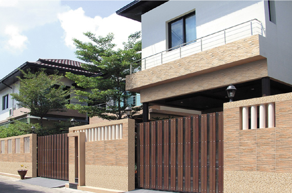 仿文化石磚 岬 15*45 橘色 外牆磚