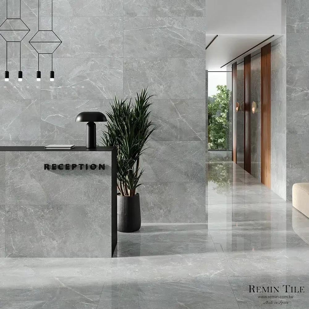石紋磚 布雷德 60*120 灰色 大廳壁磚 大廳櫃台 大廳地磚