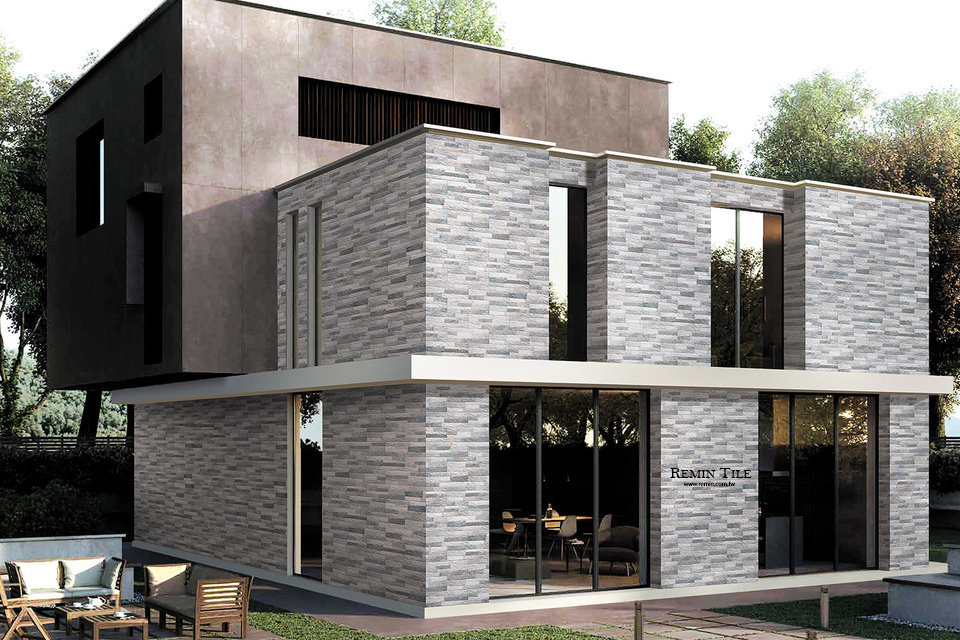 文化石磚 15*45 石英磚 科莫 灰色 戶外壁磚