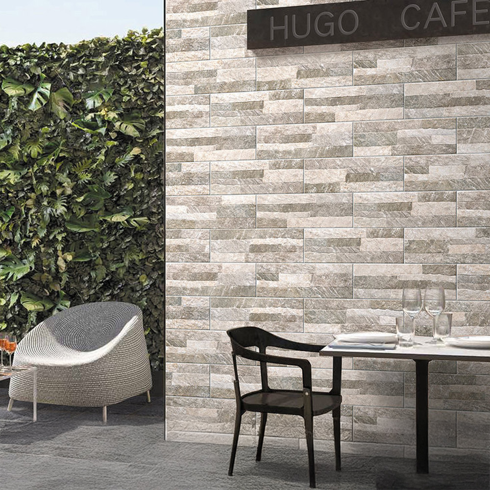 文化石磚｜15×45石英磚｜住宅外牆與商空主牆適用 科莫