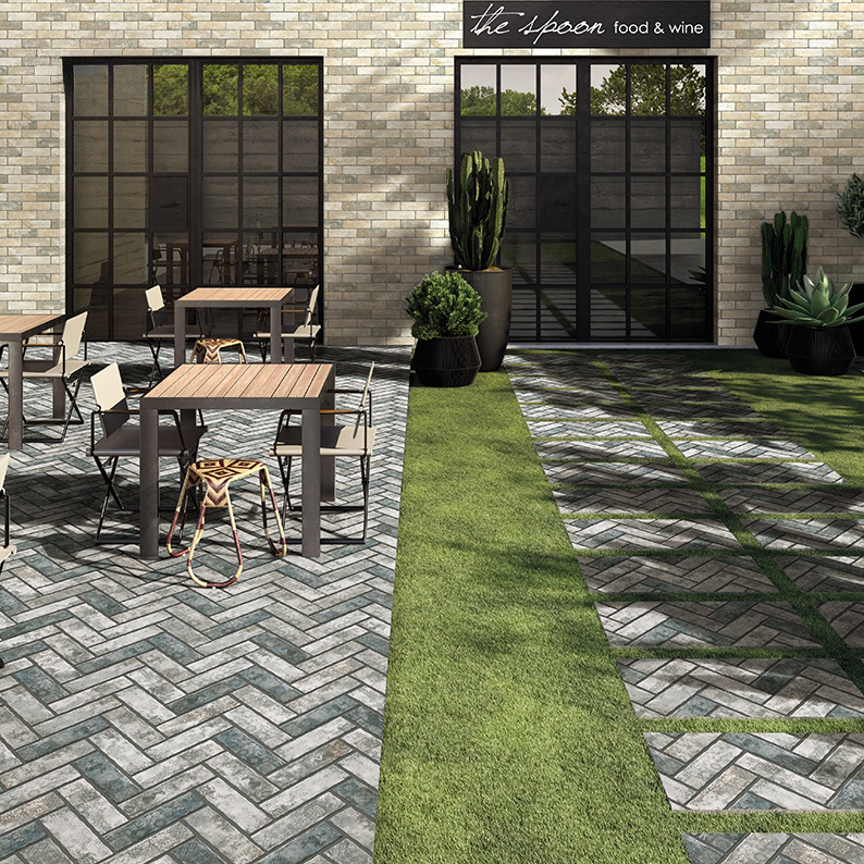 城堡古岩 外牆磚 國產6.1x20.2 石英磚 板岩磚 戶外壁磚 地磚 窯變 米色