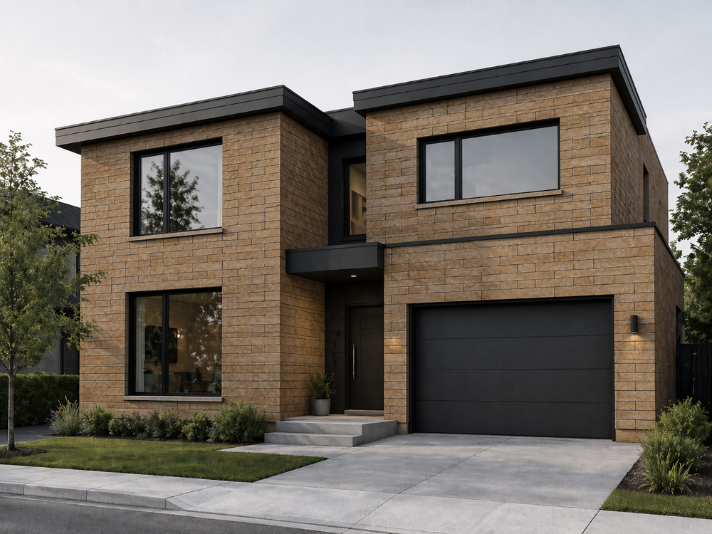 外牆磚 大地 7.5x30cm 數位外牆磚 咖啡色