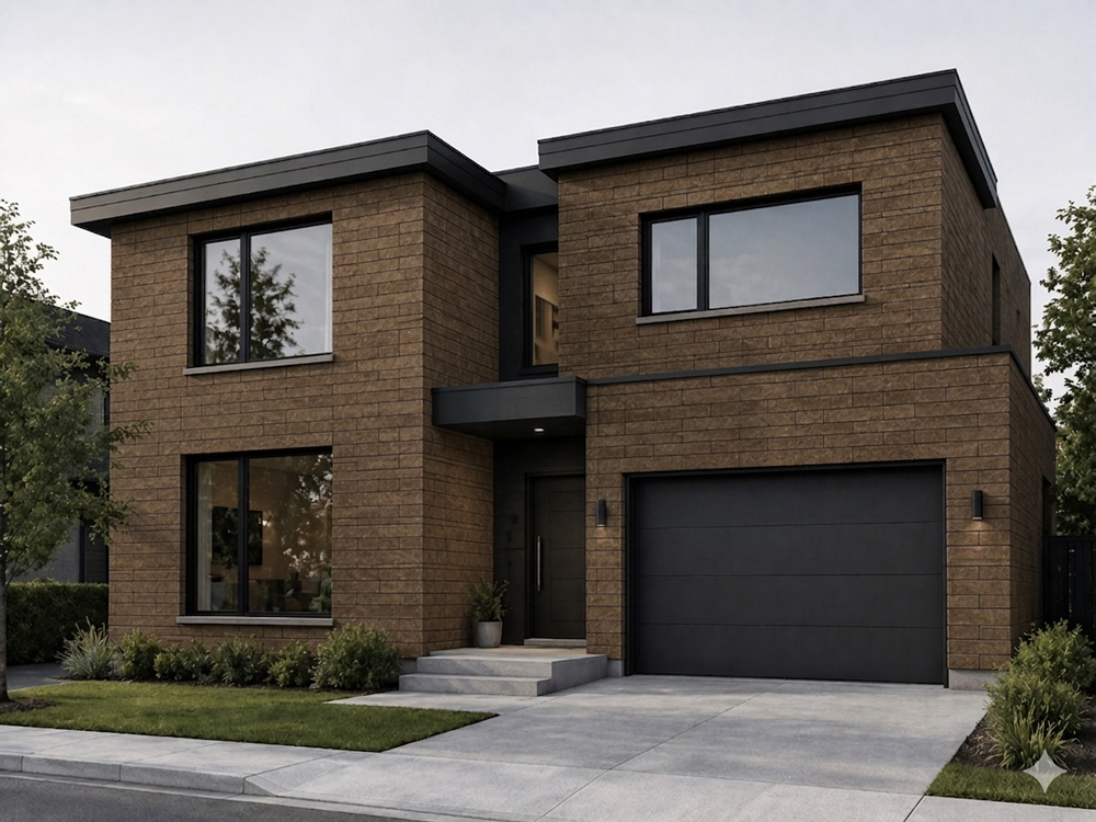 外牆磚 大地 7.5x30cm 數位外牆磚 棕色