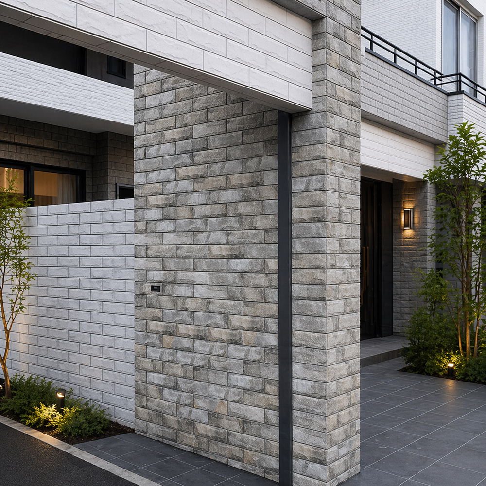 立體外牆磚｜10×30石英磚｜別墅住宅仿石磚 酷聖石