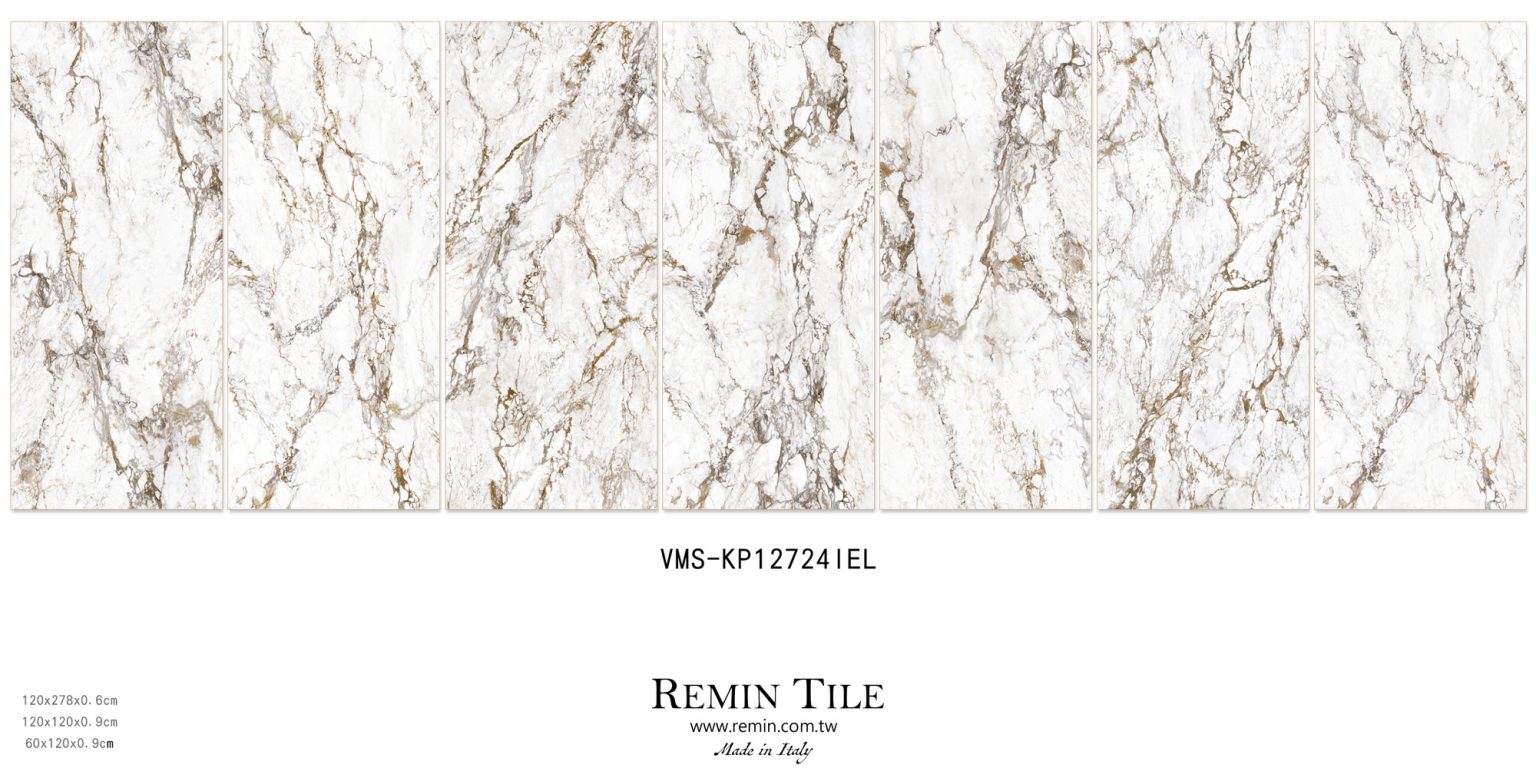 霧面大理石紋薄大板 麗緻Ⅳ 黃金角礫石 120*278 0.6cm 120*120 0.9cm 60*120 客廳壁磚 客廳地磚
