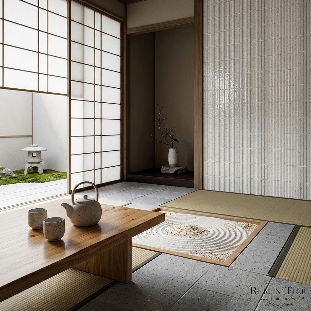 窯變馬賽克｜日本2.25×15.15×1瓷質｜禪心和鳴